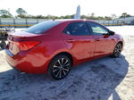 2017 Toyota Corolla L Red vin: 2T1BURHE8HC817980