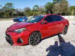 2017 Toyota Corolla L Red vin: 2T1BURHE8HC817980