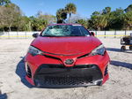 2017 Toyota Corolla L Red vin: 2T1BURHE8HC817980