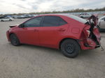 2017 Toyota Corolla L Red vin: 2T1BURHE8HC819616