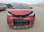 2017 Toyota Corolla L Red vin: 2T1BURHE8HC819616