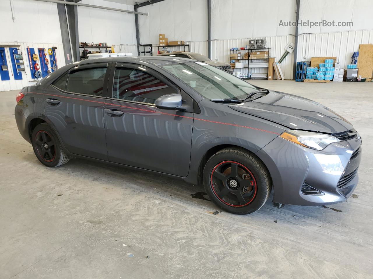 2017 Toyota Corolla L Charcoal vin: 2T1BURHE8HC839817