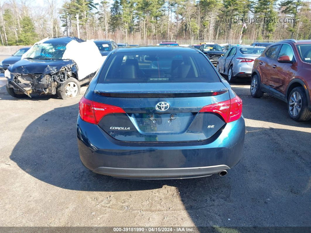 2017 Toyota Corolla Se Dark Blue vin: 2T1BURHE8HC867665