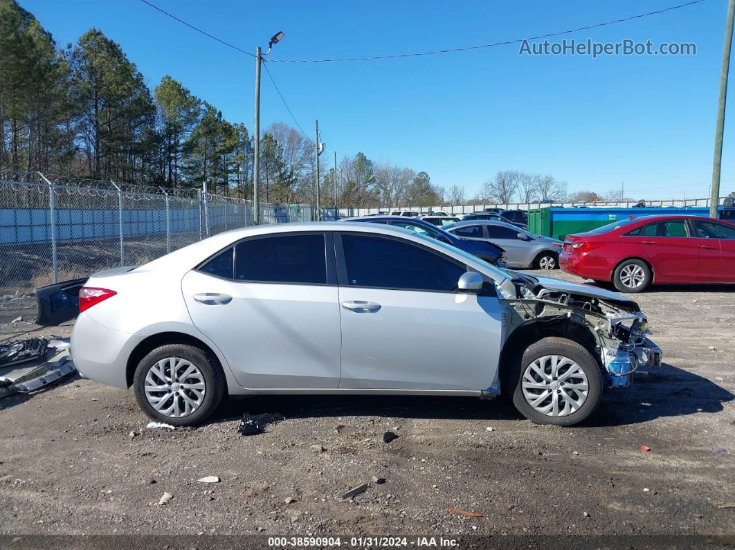 2017 Toyota Corolla Le Серебряный vin: 2T1BURHE8HC874664