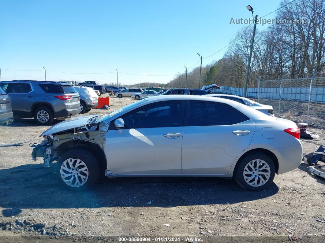 2017 Toyota Corolla Le Серебряный vin: 2T1BURHE8HC874664