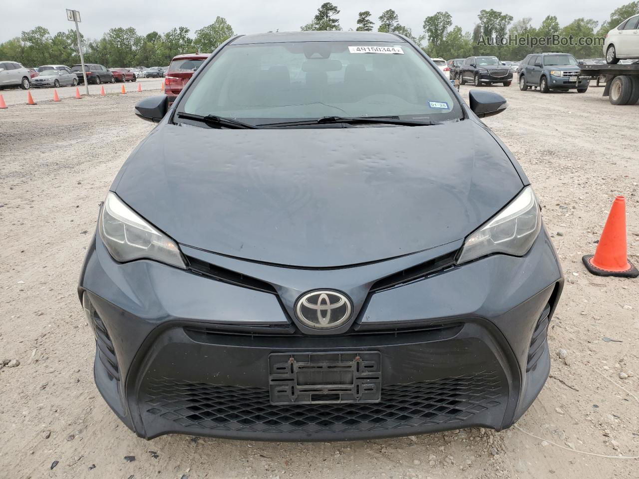 2017 Toyota Corolla L Blue vin: 2T1BURHE8HC884286