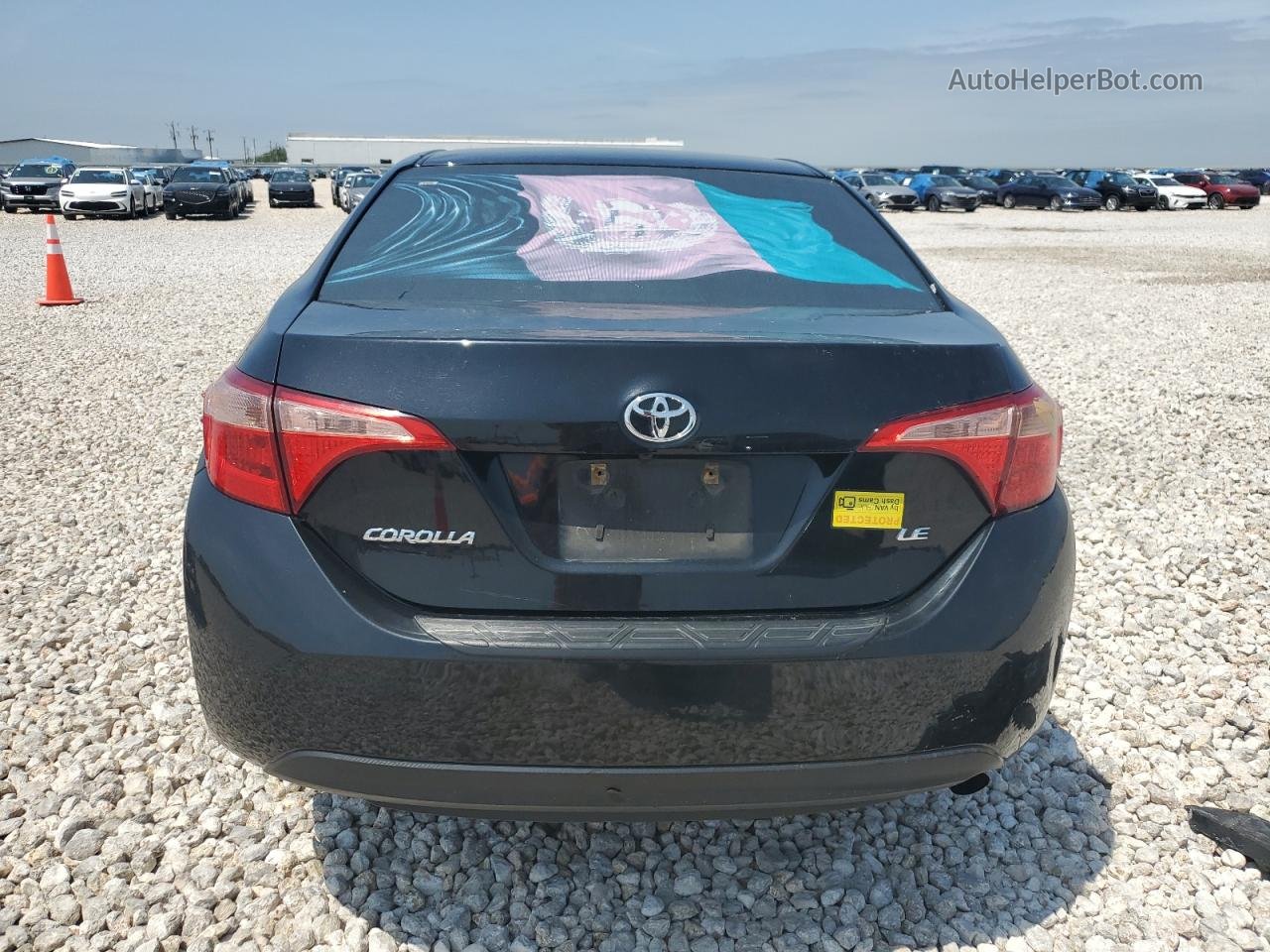 2017 Toyota Corolla L Черный vin: 2T1BURHE8HC913401