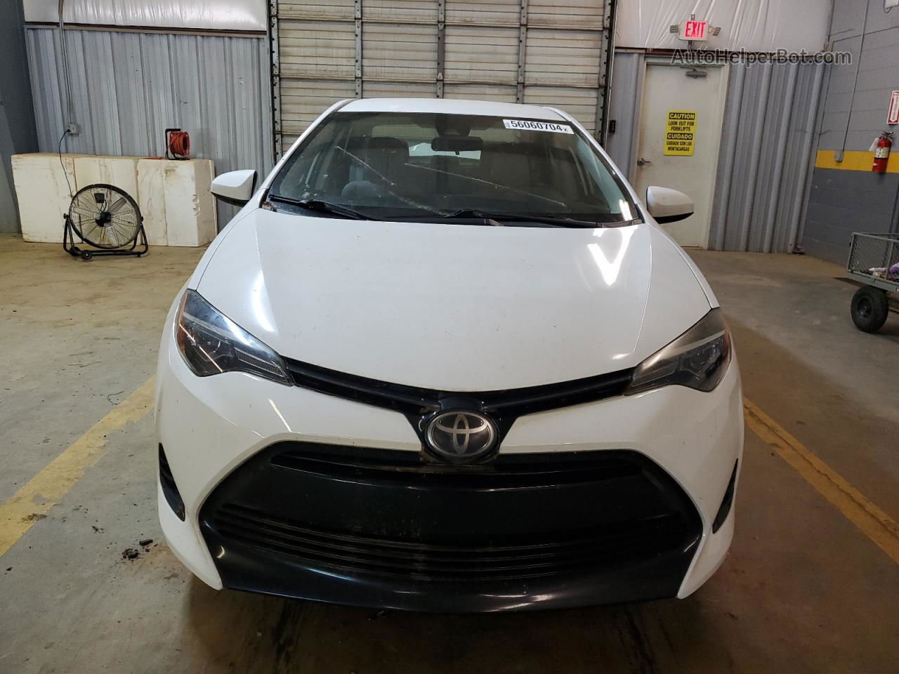 2017 Toyota Corolla L White vin: 2T1BURHE8HC914029