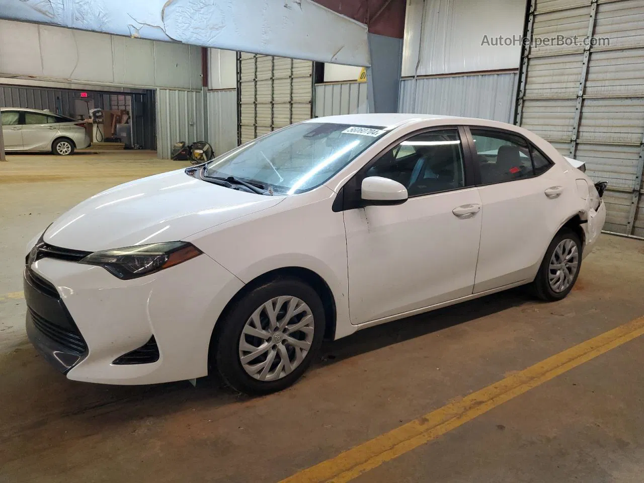 2017 Toyota Corolla L White vin: 2T1BURHE8HC914029