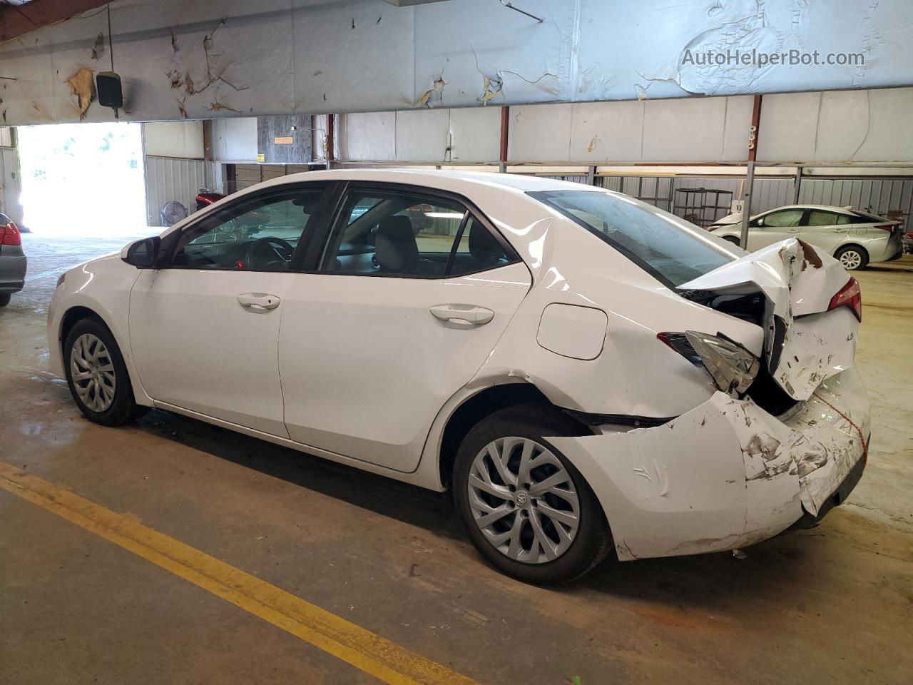 2017 Toyota Corolla L White vin: 2T1BURHE8HC914029