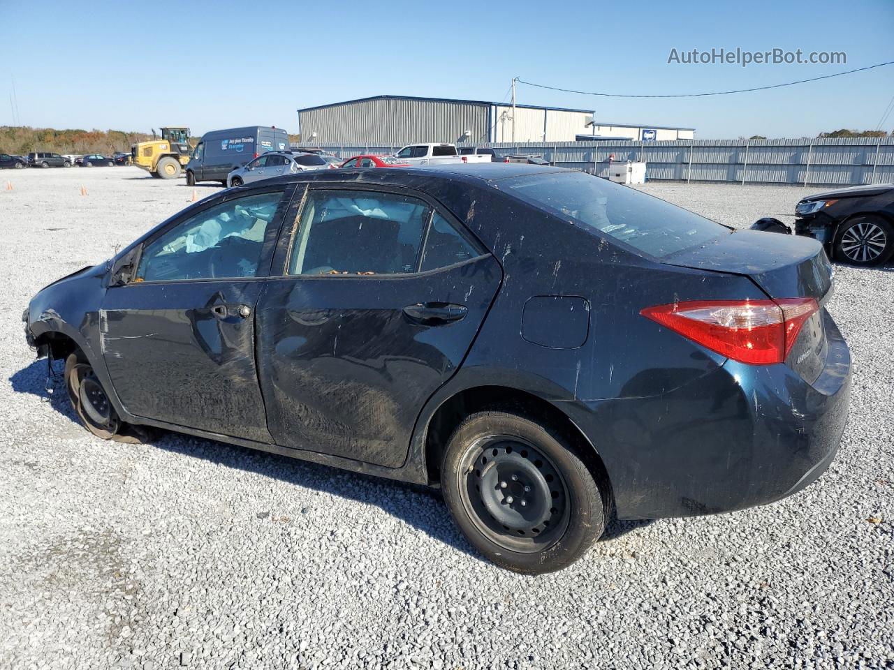 2017 Toyota Corolla L Blue vin: 2T1BURHE8HC929940