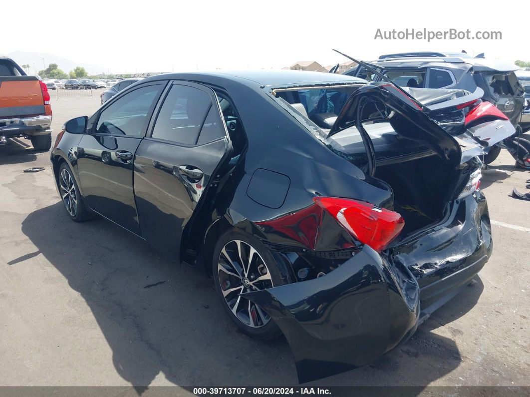 2017 Toyota Corolla Se Black vin: 2T1BURHE8HC940579