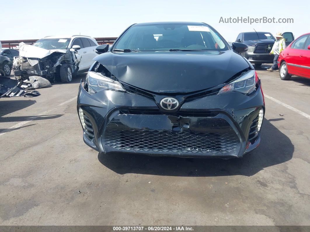 2017 Toyota Corolla Se Black vin: 2T1BURHE8HC940579