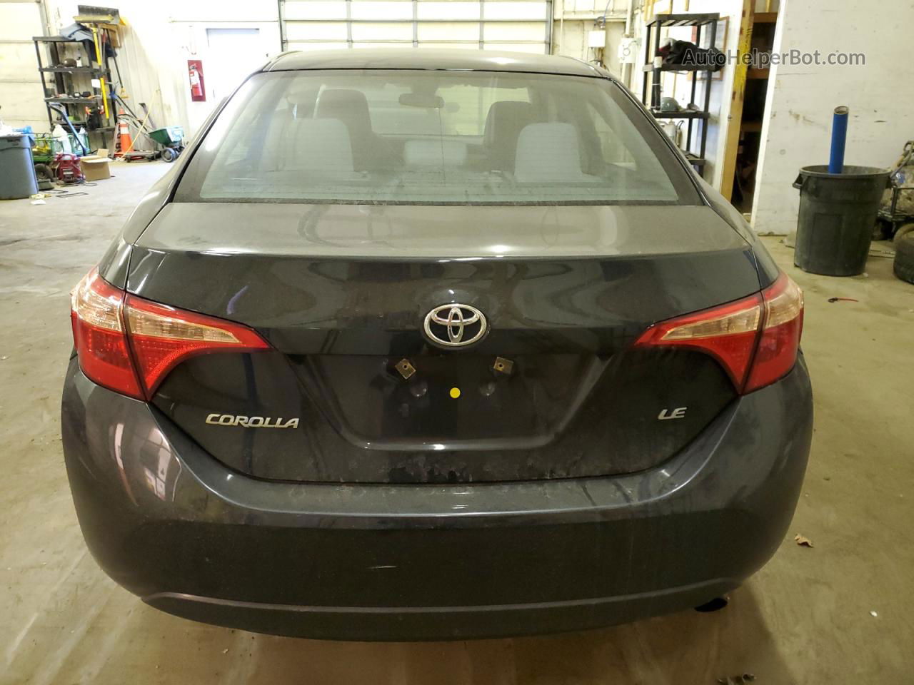 2017 Toyota Corolla L Black vin: 2T1BURHE8HC959228