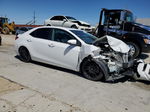 2019 Toyota Corolla L White vin: 2T1BURHE8KC128674