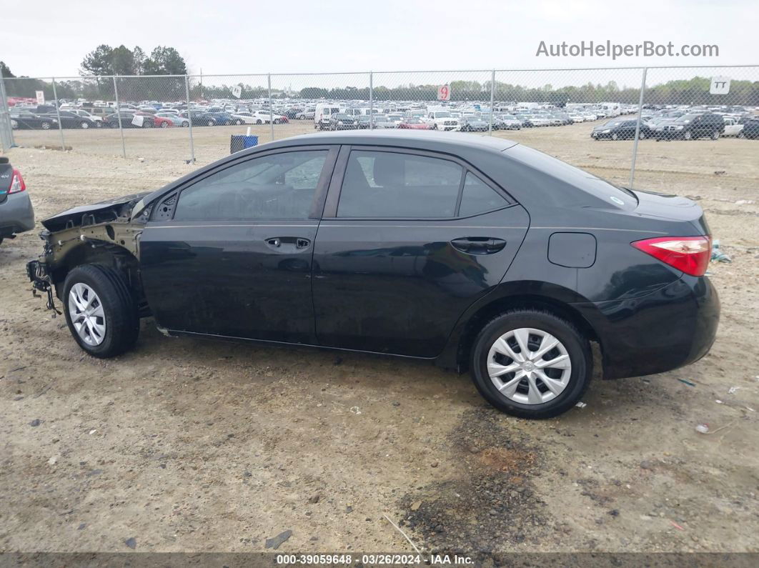 2019 Toyota Corolla L Black vin: 2T1BURHE8KC131137