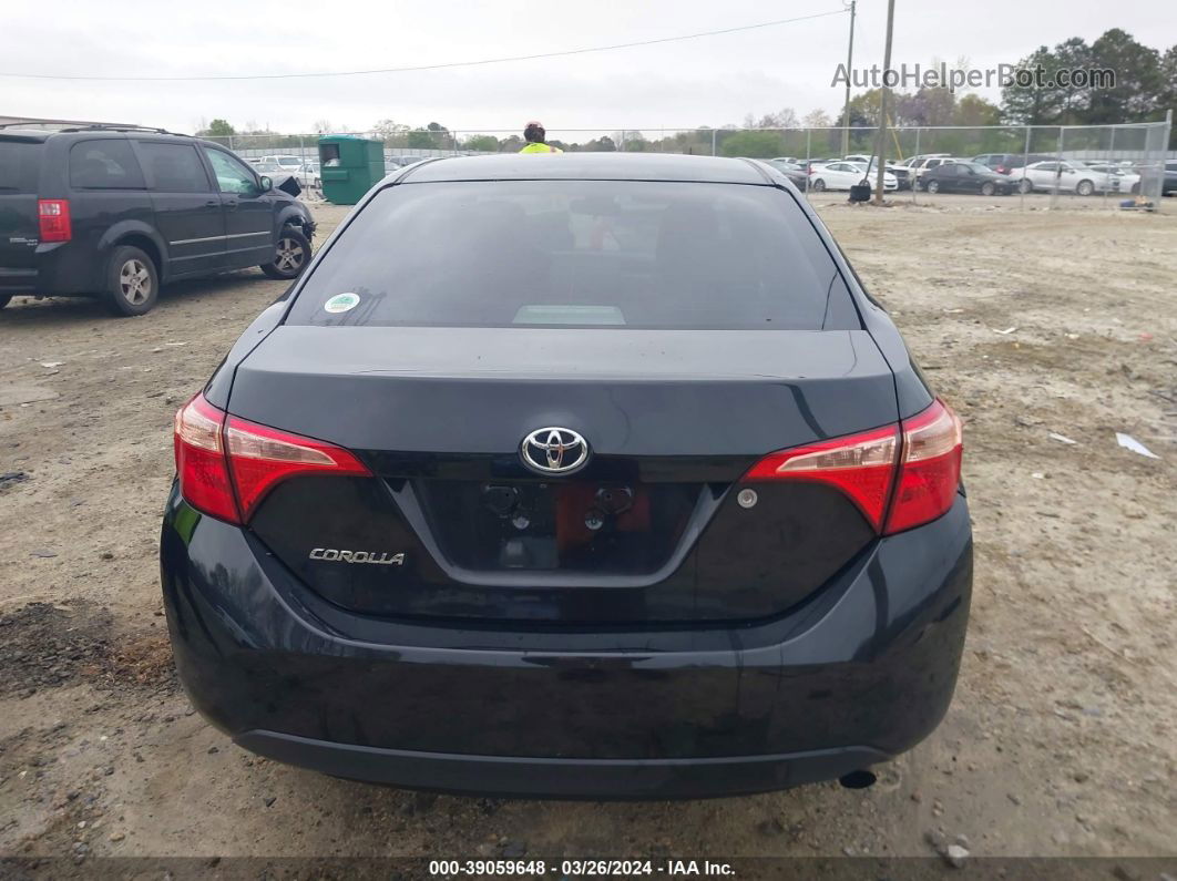 2019 Toyota Corolla L Black vin: 2T1BURHE8KC131137