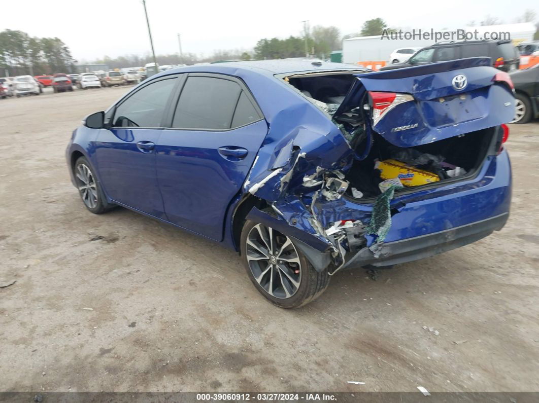 2019 Toyota Corolla Se Синий vin: 2T1BURHE8KC134703