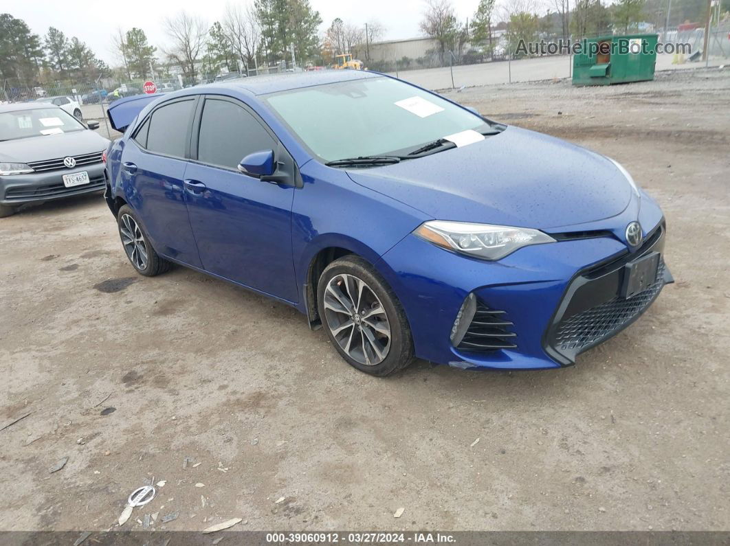 2019 Toyota Corolla Se Blue vin: 2T1BURHE8KC134703