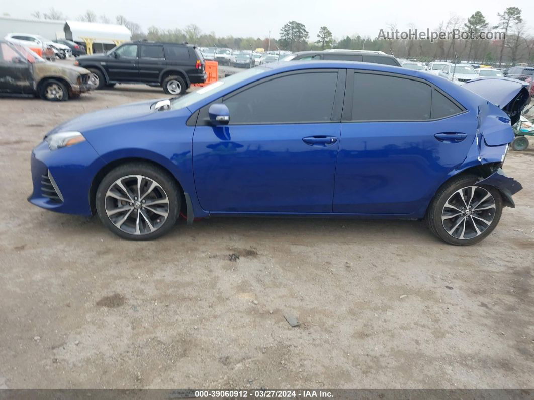 2019 Toyota Corolla Se Синий vin: 2T1BURHE8KC134703