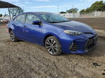 2019 Toyota Corolla L Blue vin: 2T1BURHE8KC140470