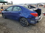 2019 Toyota Corolla L Blue vin: 2T1BURHE8KC140470