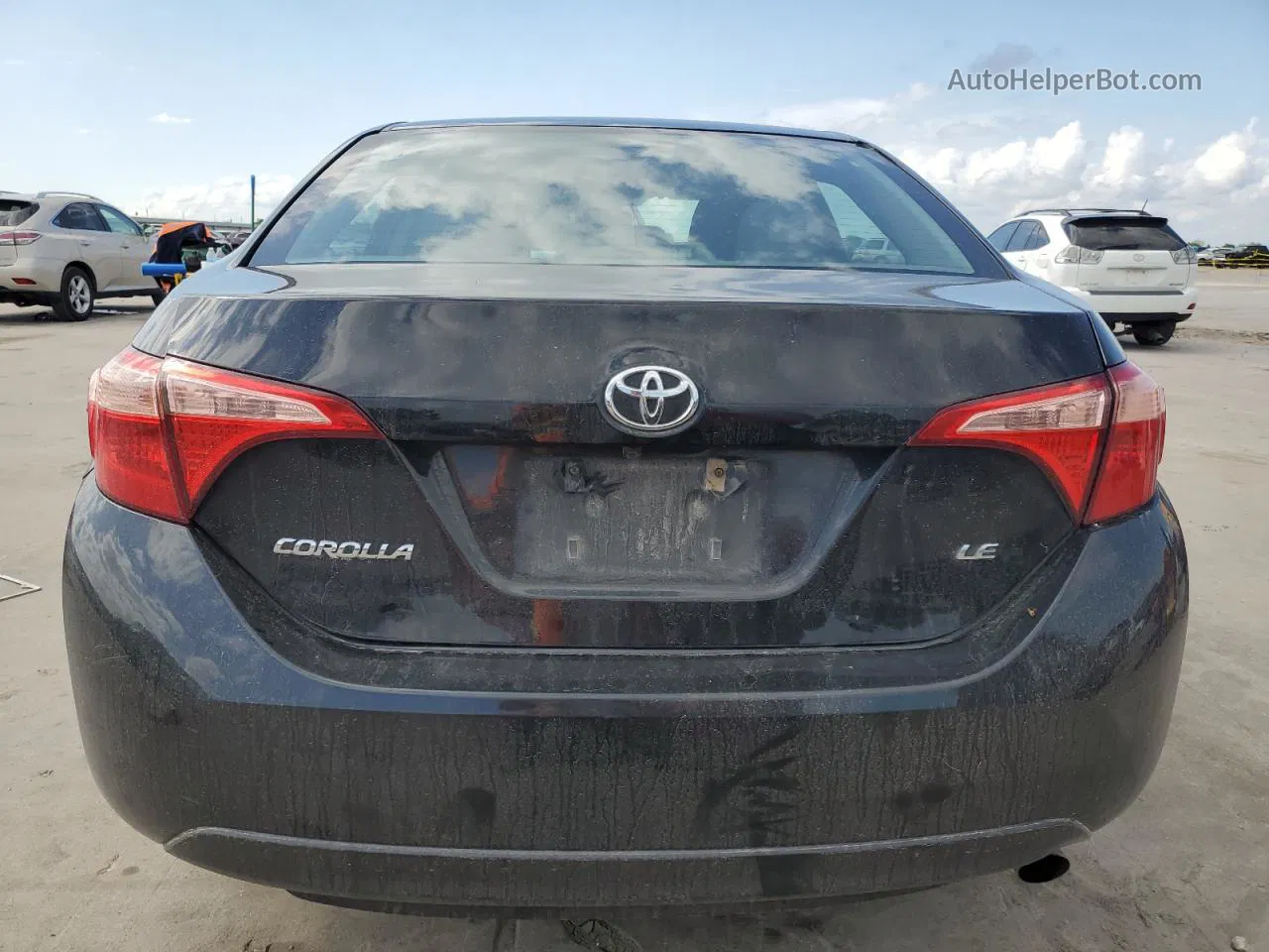 2019 Toyota Corolla L Черный vin: 2T1BURHE8KC145040