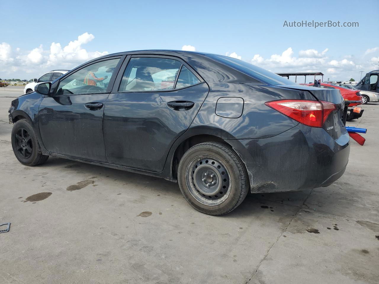 2019 Toyota Corolla L Black vin: 2T1BURHE8KC145040