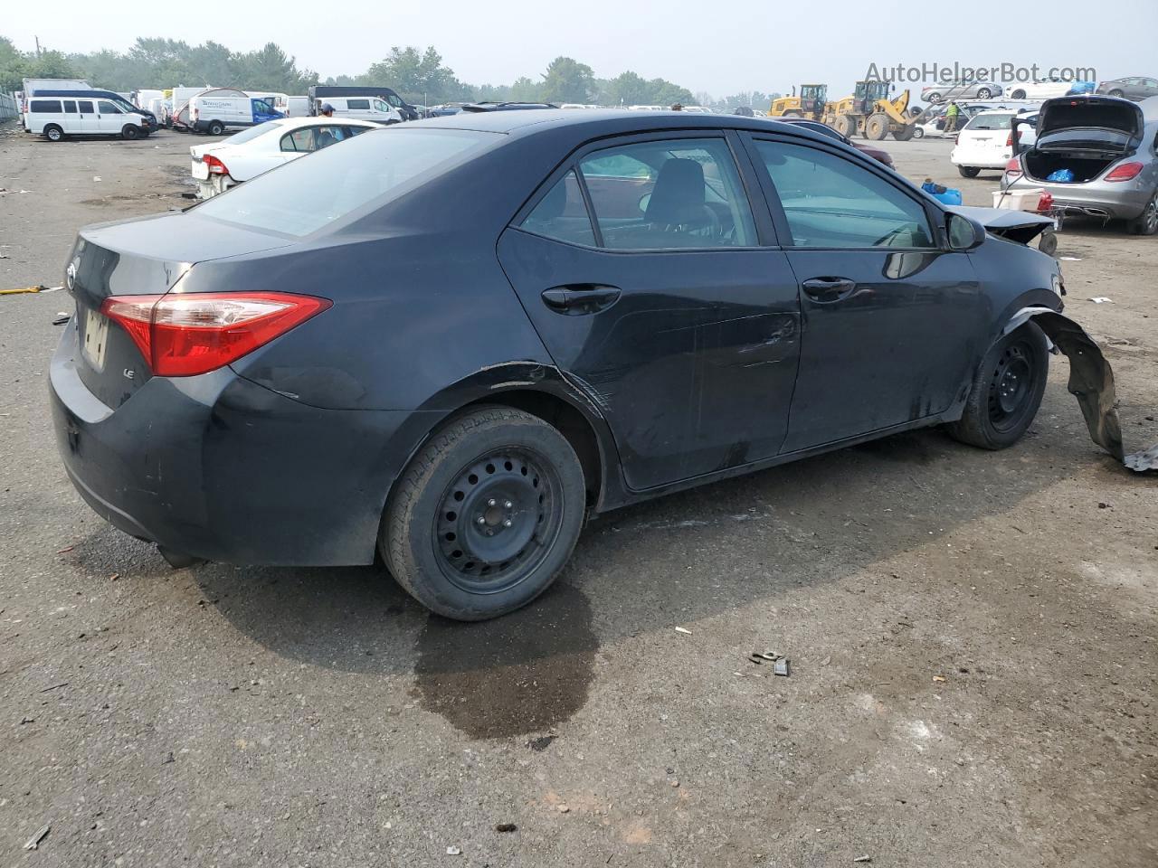 2019 Toyota Corolla L Black vin: 2T1BURHE8KC147029