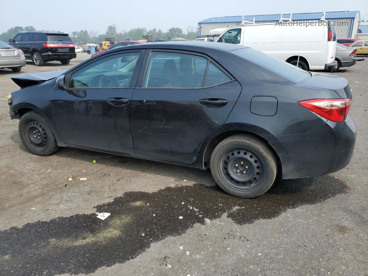 2019 Toyota Corolla L Black vin: 2T1BURHE8KC147029