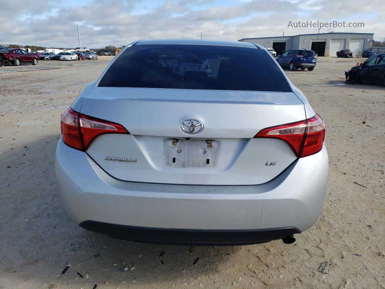 2019 Toyota Corolla L Silver vin: 2T1BURHE8KC163246