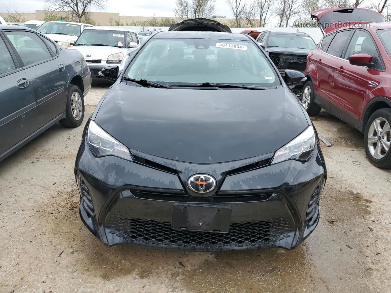 2019 Toyota Corolla L Черный vin: 2T1BURHE8KC166289