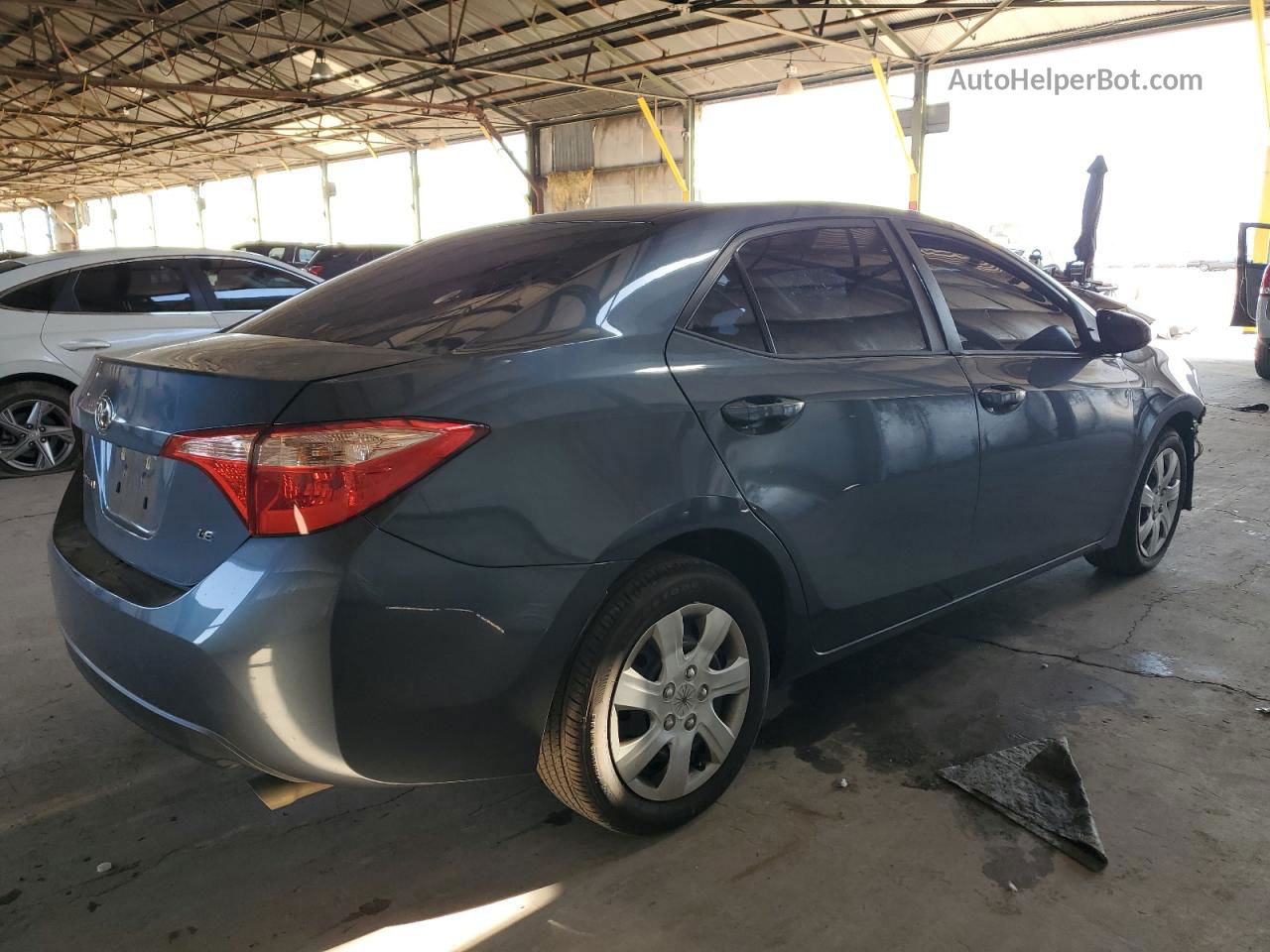 2019 Toyota Corolla L Gray vin: 2T1BURHE8KC174862