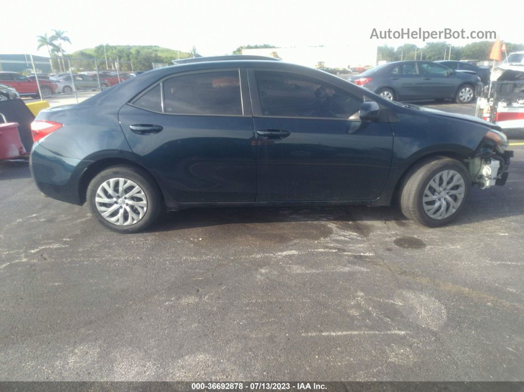 2019 Toyota Corolla Le Blue vin: 2T1BURHE8KC175641