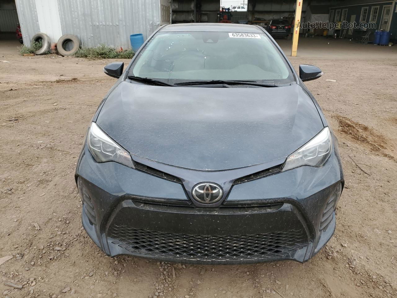 2019 Toyota Corolla L Blue vin: 2T1BURHE8KC194271