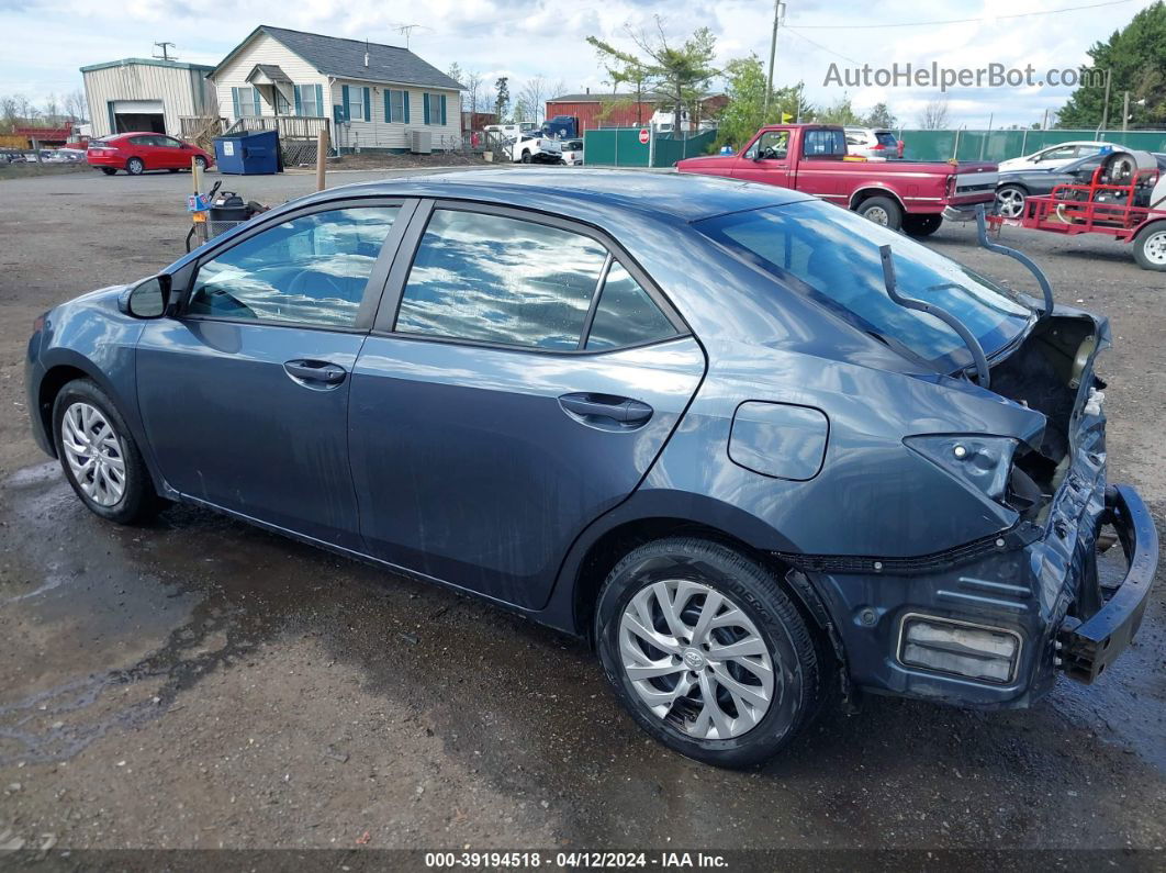 2019 Toyota Corolla Le Blue vin: 2T1BURHE8KC209674