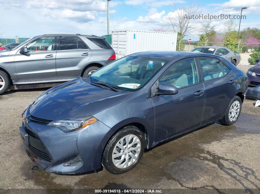 2019 Toyota Corolla Le Синий vin: 2T1BURHE8KC209674