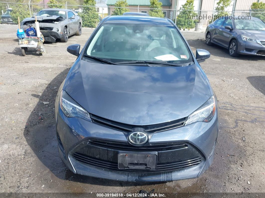 2019 Toyota Corolla Le Blue vin: 2T1BURHE8KC209674