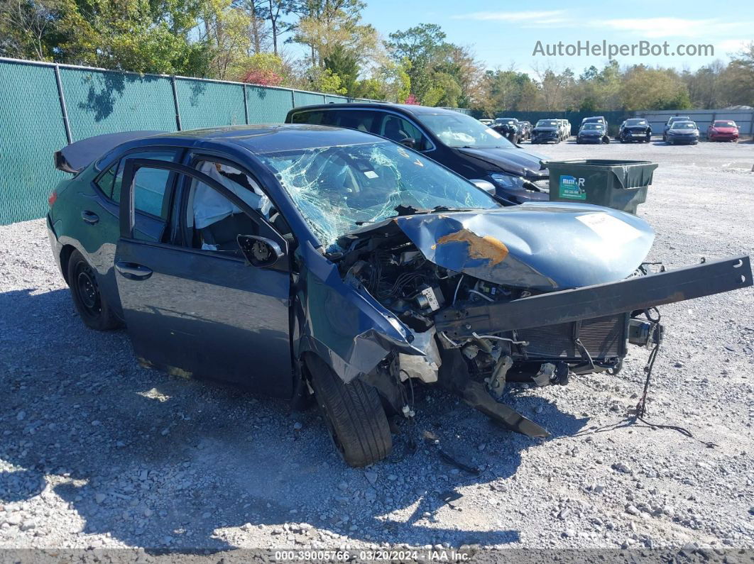 2019 Toyota Corolla Le Gray vin: 2T1BURHE8KC216656