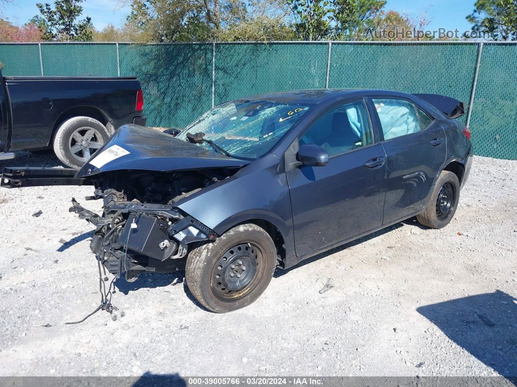 2019 Toyota Corolla Le Gray vin: 2T1BURHE8KC216656