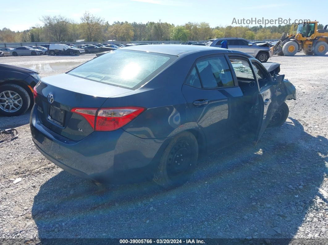 2019 Toyota Corolla Le Gray vin: 2T1BURHE8KC216656