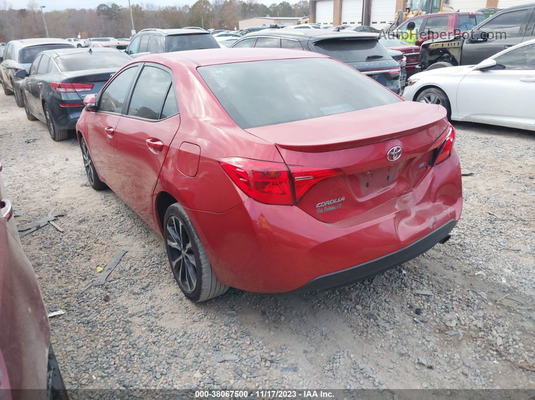 2019 Toyota Corolla Se Red vin: 2T1BURHE8KC225874