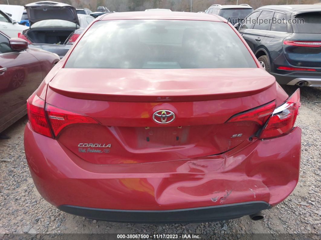 2019 Toyota Corolla Se Red vin: 2T1BURHE8KC225874