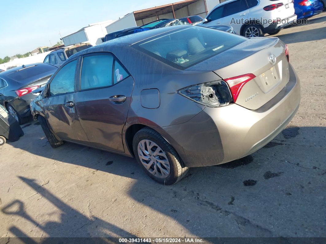 2019 Toyota Corolla Le Gray vin: 2T1BURHE8KC233795