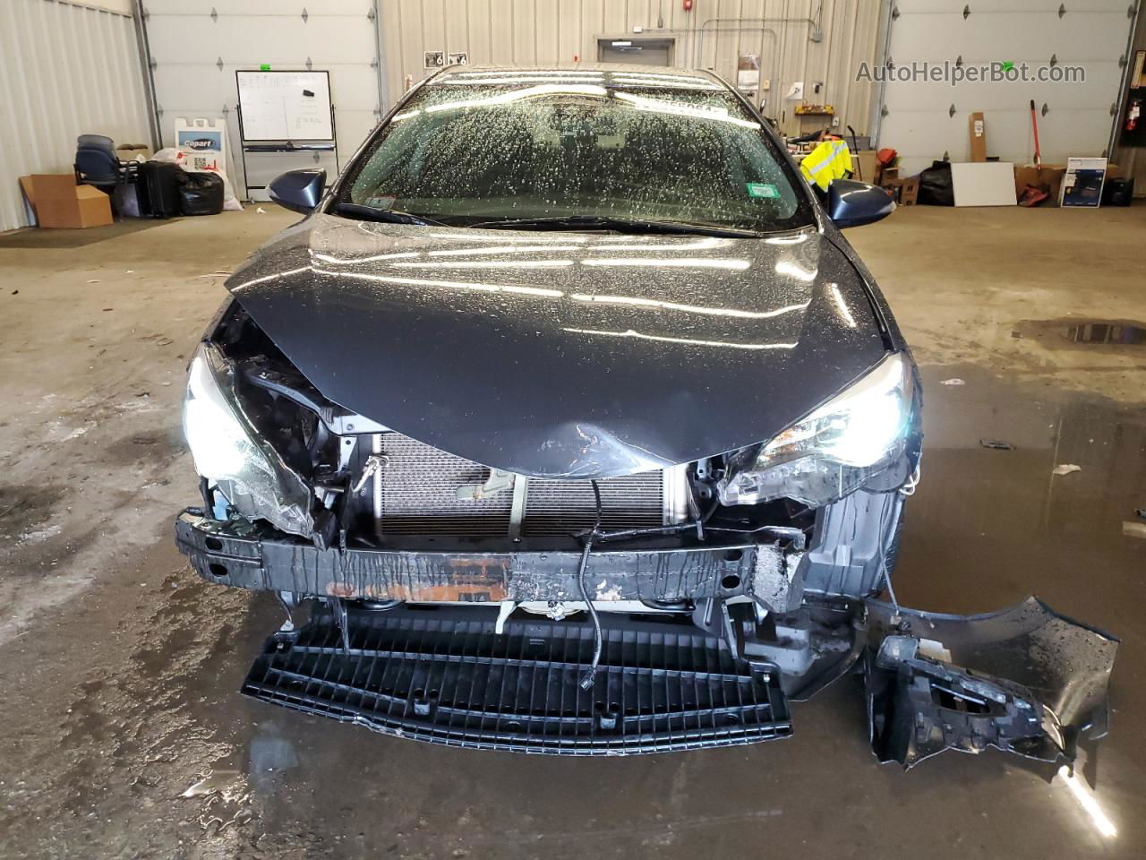 2019 Toyota Corolla L Gray vin: 2T1BURHE8KC236101