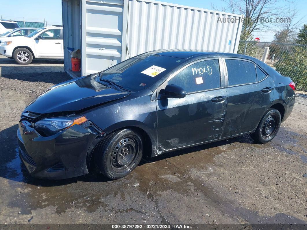 2019 Toyota Corolla Le Black vin: 2T1BURHE8KC237376