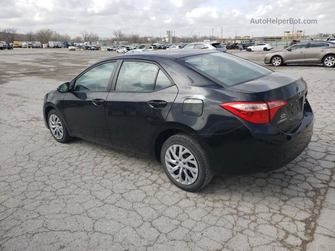 2019 Toyota Corolla L Black vin: 2T1BURHE8KC237569