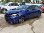 2019 Toyota Corolla L Синий vin: 2T1BURHE8KC246532