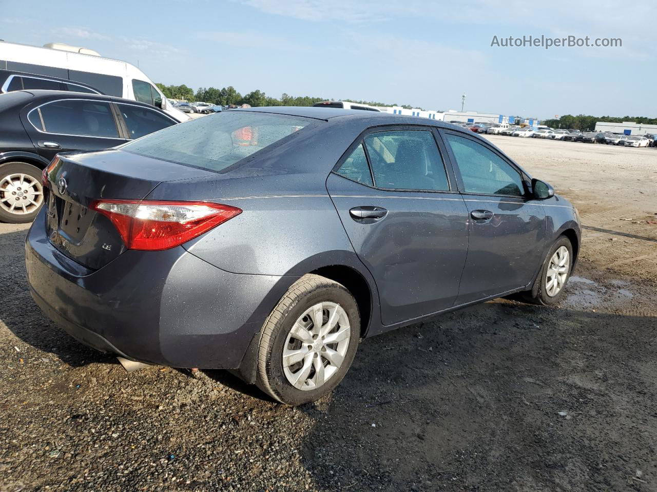 2014 Toyota Corolla L Серый vin: 2T1BURHE9EC058736