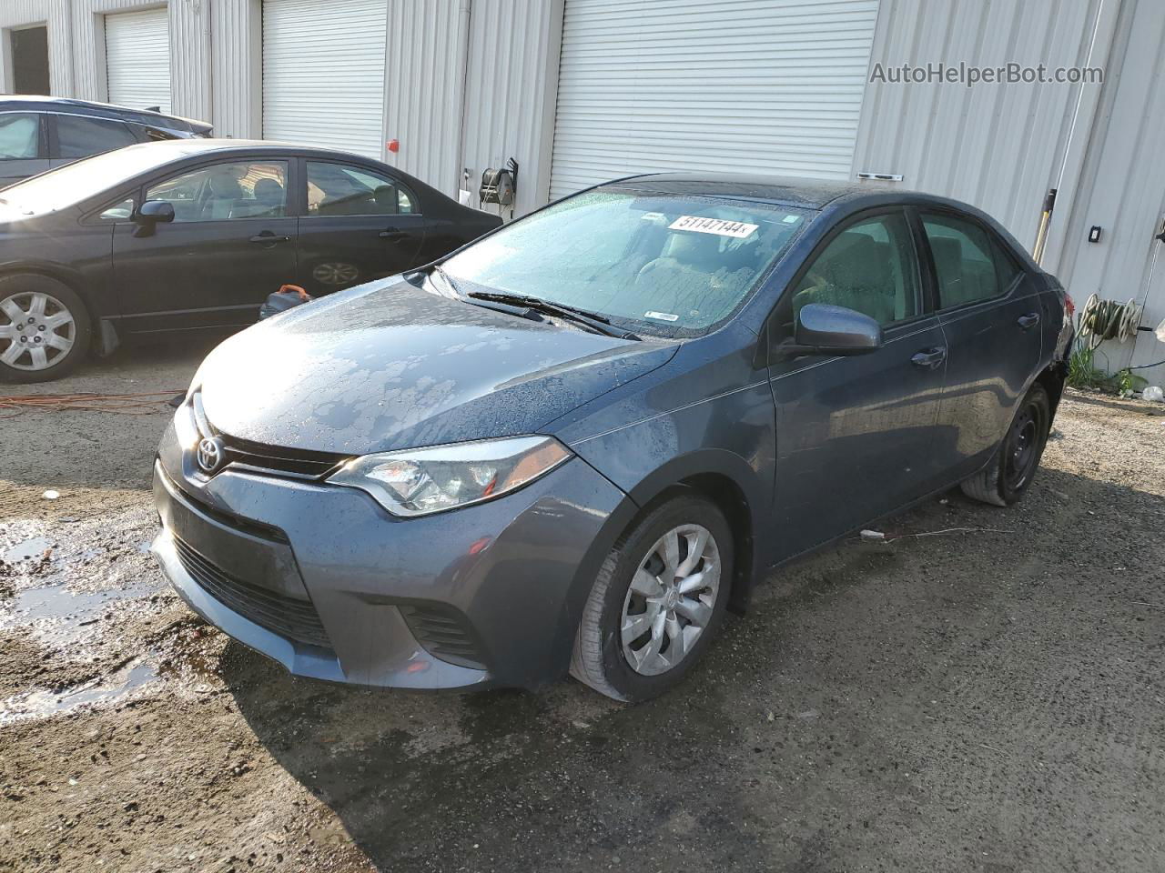 2014 Toyota Corolla L Gray vin: 2T1BURHE9EC058736